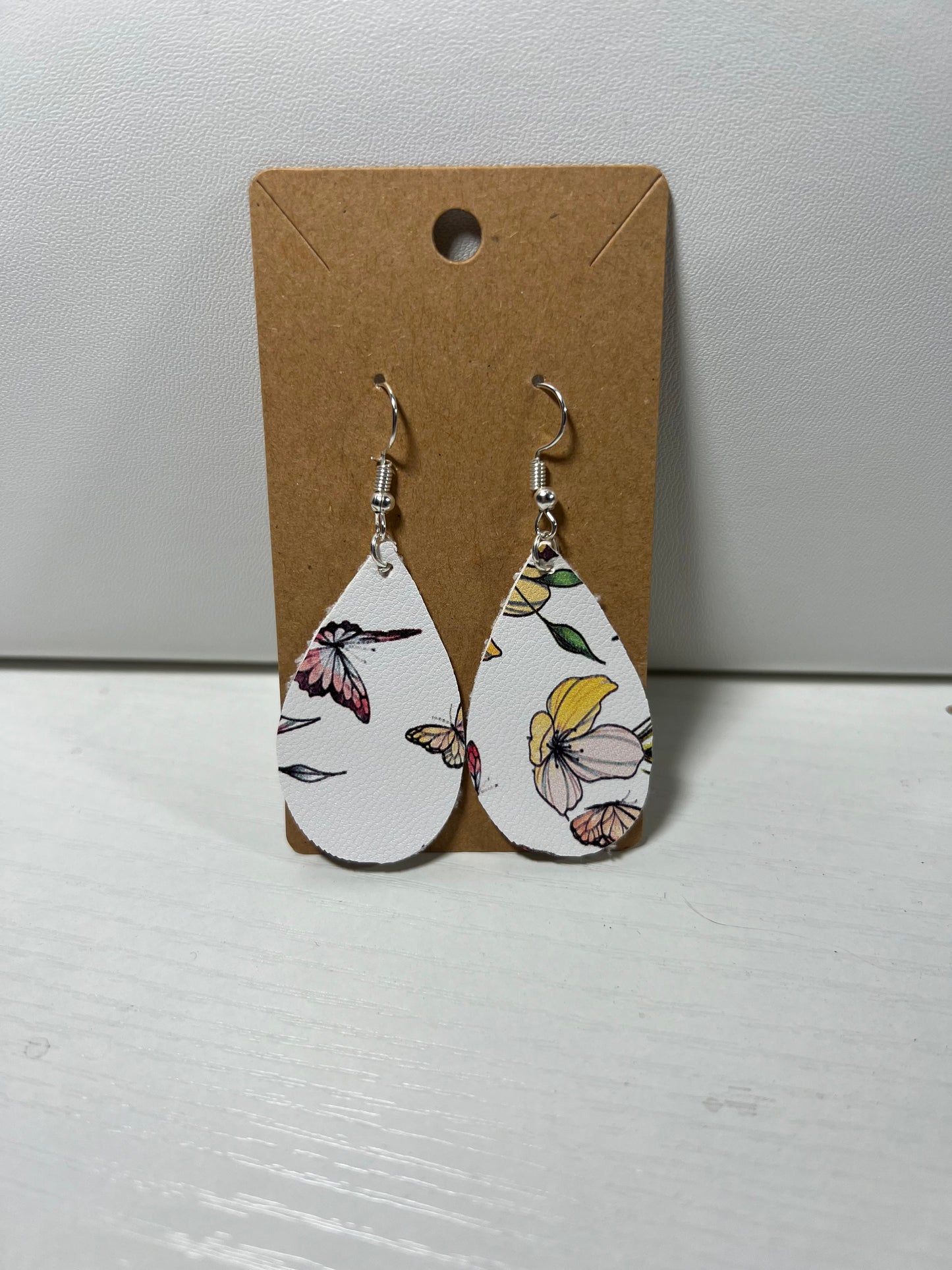 Flower And Butterfly Earrings