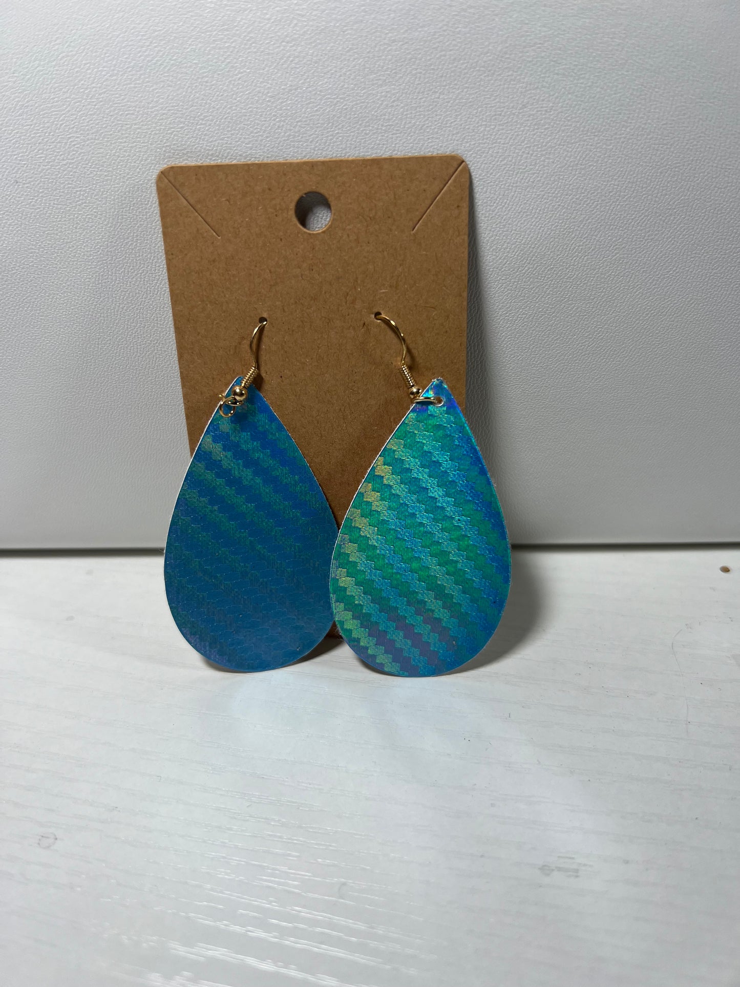 Shinny Blue Earrings