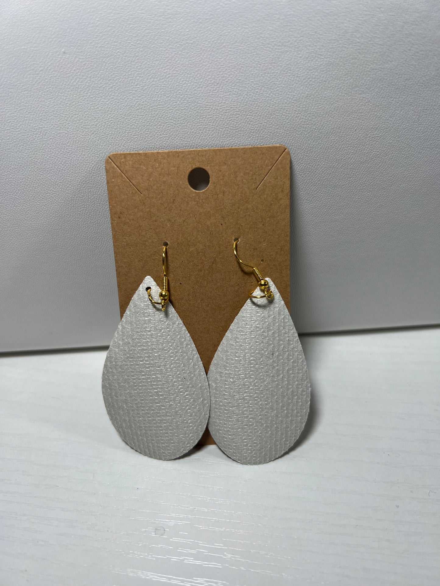 Silver Glitter Earrings